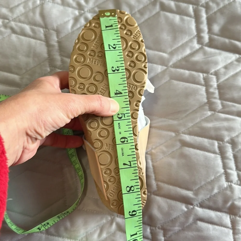 Sz 37(7.5)⭐️New Mephisto Lidia Nude Crystal Patent Leather Wedge.⭐️See Reference - Picture 11 of 15